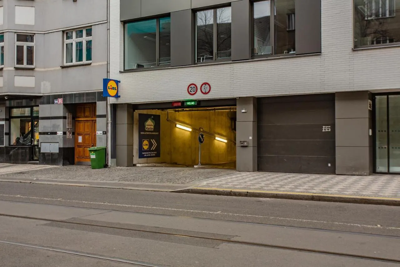 Spacious Terrace Apartment With Free Private Parking Praga